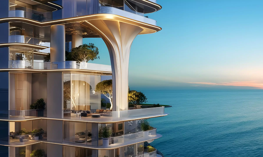 Futuristic Waterfront Balconies