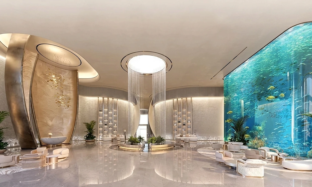 Marine-Inspired Grand Atrium